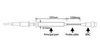 P6100, щуп осцилографічний, 100 МГц, ділення: 10:1/ 1:1, напруга: до 600 В, фото 8