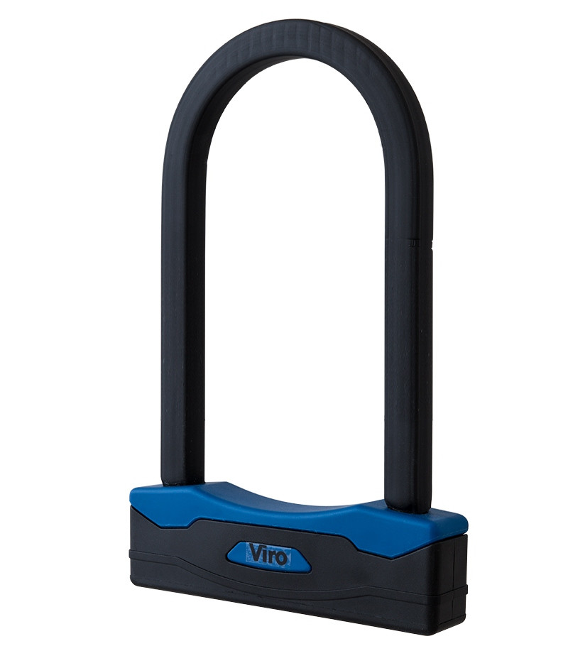 Замок VIRO MOTO SEZIONE BLACK 2KEY 180 мм (Італія)