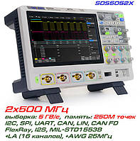 SDS5052X осциллограф Siglent, 2x500МГц