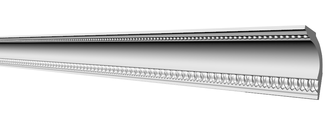 Стельовий плінтус Glanzepol GP42 (7х5,6)см, довжина 2м