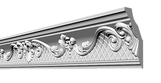 Стельовий плінтус Glanzepol GP26 (11,8х5,4)см, довжина 2м