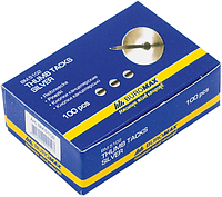 Кнопки BUROMAX никелированные 100 шт арт. BM.5102