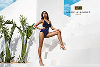 Купальник женский Marc&Аndre collection Dramatic Romance слитный L1909-131 с макраме синий