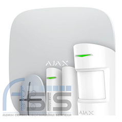 Комплект сигналізації Ajax StarterKit white (HUB KIT)