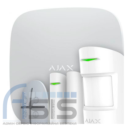 Комплект сигналізації Ajax StarterKit white (HUB KIT), фото 2