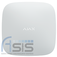 Інтелектуальна централь Ajax Hub Plus (8EU) UA white з підтримкою 2 SIM-карт і Wi-Fi