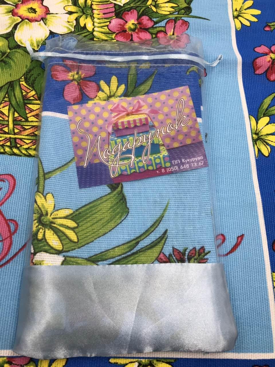 Полотенце льняное "Цветы" в подарочной упаковке- 1 шт - фото 2 - id-p514994605