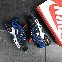 Кросівки чоловічі Nike air max TN,чорні з синім 44,45,46 р, фото 2