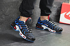 Кросівки чоловічі Nike air max TN,чорні з синім 44,45,46 р, фото 2