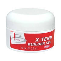 УЦІНКА - Blaze Nails X-Tend Builder Gel - УФ конструюючий гель середній / Clear Pink 15 мл