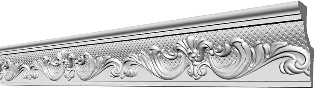 Стельовий плінтус Glanzepol GP39 (8х4,2)см, довжина 2м