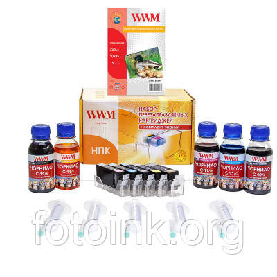 ПЗК для Canon PIXMA iP4840, iP4940, iX6540, MG5140, MG5240, MG5340, MX714, MX884, MX894 чіпи, чорнила, фото 1