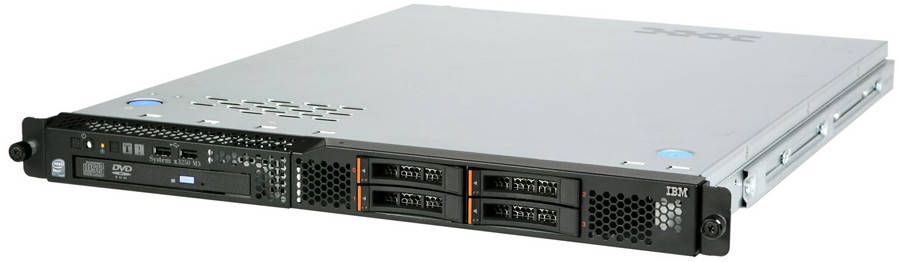 Сервер IBM System X3250 M4-Intel Xeon E3-1240 V2-3,40GHz-4Gb-DDR3-HDD-2*300Gb-DWD-R- Б/В, фото 2