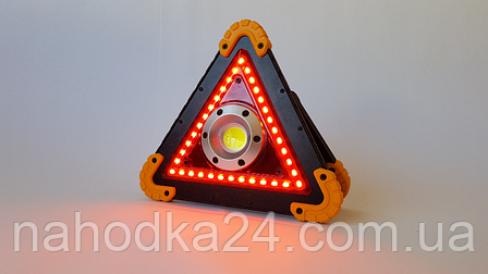 Аварійний знак метал Hurry bolt COB + LED ліхтар і світіння, фото 1