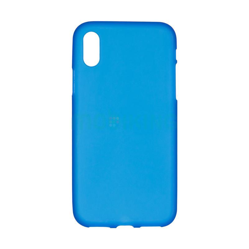Mobiking Original Silicon Case iPhone X Blue чохол накладка силіконова
