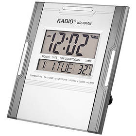Годинник електронний настінний Kadio KD-3810N з функцією "Соня"