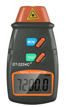 DT2234+ тахометр, до 99999 rpm, безконтактне вимірювання швидкості обертів