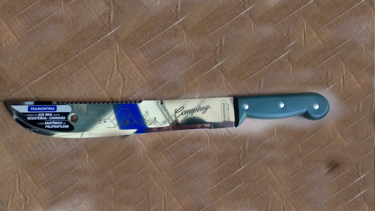 Мачете Туристическое Tramontina Стальное Лезвие (сталь), Рукоять ...