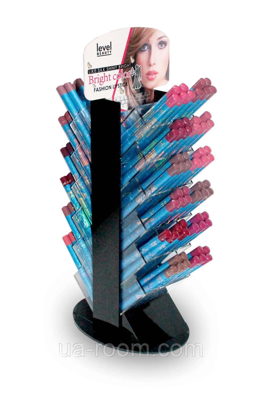 Помада-карандаш для губ Level Beauty (24 оттенка, голубые), просроченные - фото 1 - id-p923591615