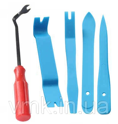 Набір інструментів для зняття обшивки (облицювання) авто 5 шт., фото 1