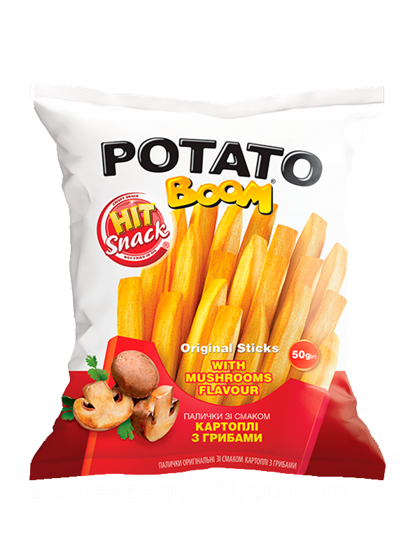 Палички кукурудзяні зі смаком картоплі з грибами 50 г