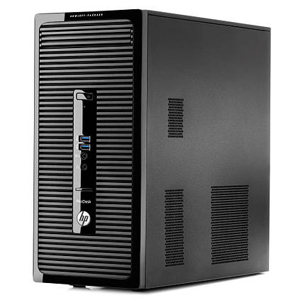 Системний блок HP ProDesk 405 G1-Minitower-AMD E1-2500-1,4GHz-4Gb-DDR3-HDD-500Gb-DVD-RW- Б/В, фото 2