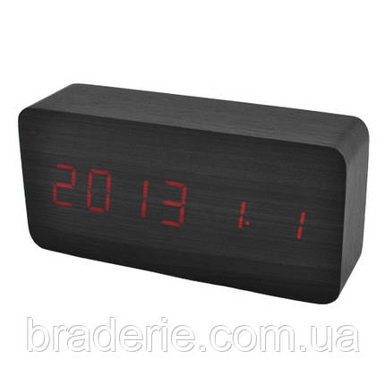 Годинник електронний мережевий USB VST 862-1 Червоне світіння, фото 1
