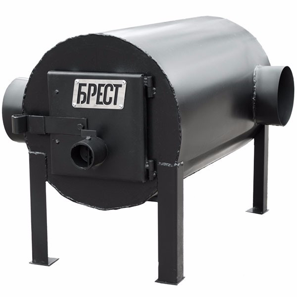 Піч опалювальна буржуйка Брест 200 горизонтальна, фото 1