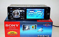 Автомагнитола Сони SONY 3027 под видео екран 3,6 дюйма 1дин din 4*50 ват usb аукс магнітола в авто магнітофон