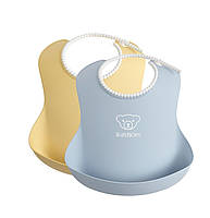 Babybjorn — М'які нагрудники Powder Yellow/Powder Blue (2 шт у наборі)