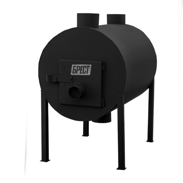 Піч буржуйка опалювальна дров'яна Брест 500 вертикальна, фото 1