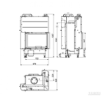 Камінна топка Scan 5003 FL/FR, фото 2