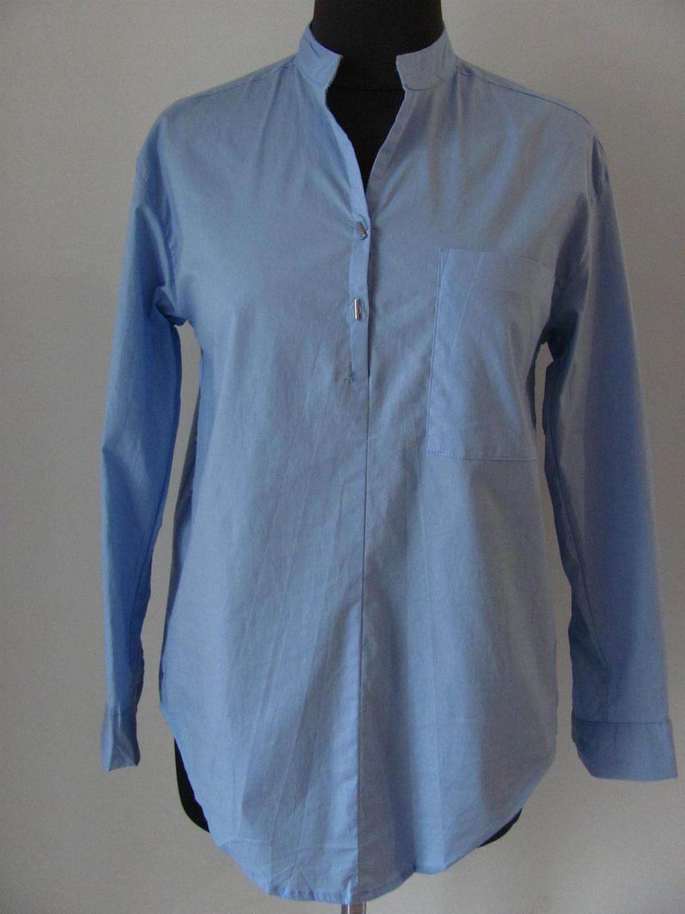 Оригінальна блуза-сорочка. Застібається на гудзики. Рукавчик підвертається р.48