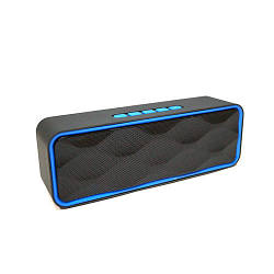 Портативна колонка Bluetooth SpS 211 BT Black-Blue