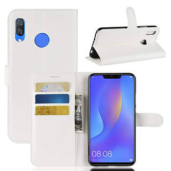 Чохол-книжка Litchie Wallet для Huawei P Smart Plus Білий