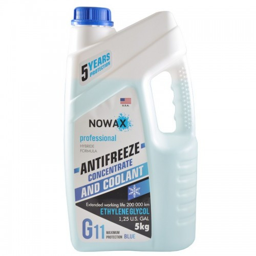 NOWAX ANTIFREEZE CONCENTRATE G11 BLUE 5kg