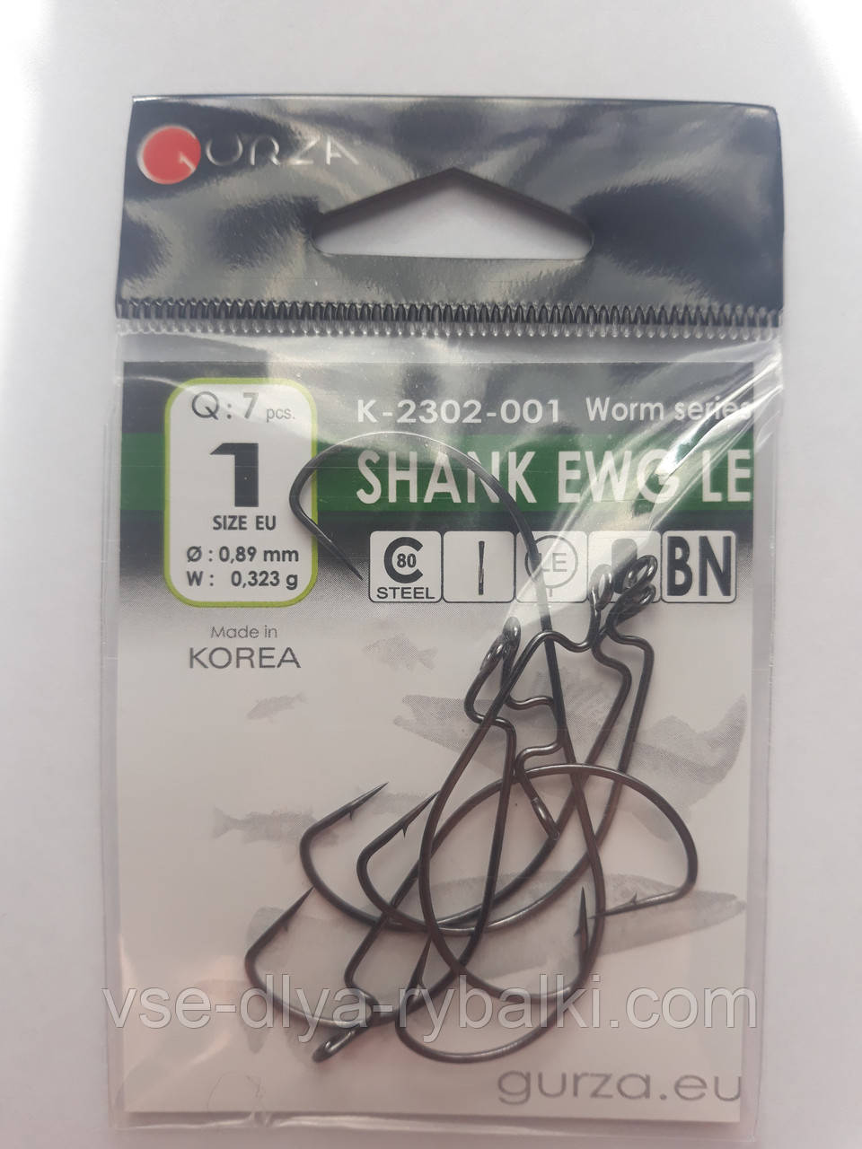 Гачки Gurza Shank EWG LE № 1