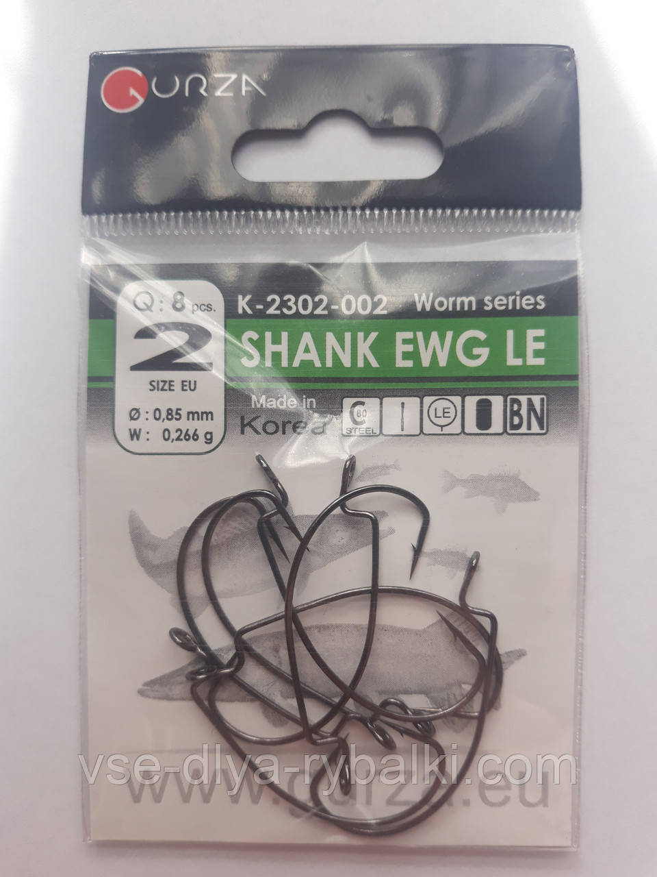 Гачки Gurza Shank EWG LE № 2