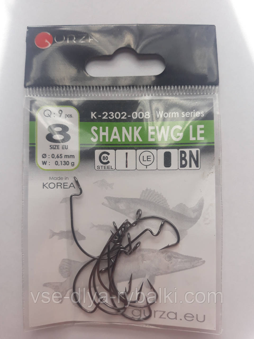 Гачки Gurza Shank EWG LE № 8