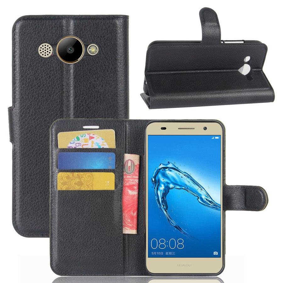 Чохол-книжка Litchie Wallet для Huawei Y3 2017 / 2018 Чорний