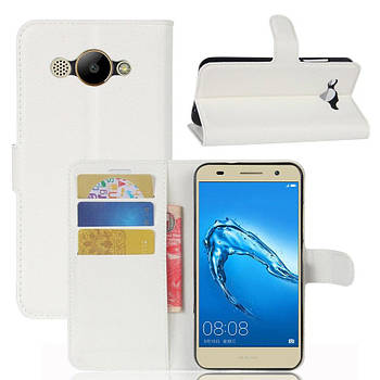 Чохол-книжка Litchie Wallet для Huawei Y3 2017 / 2018 Білий
