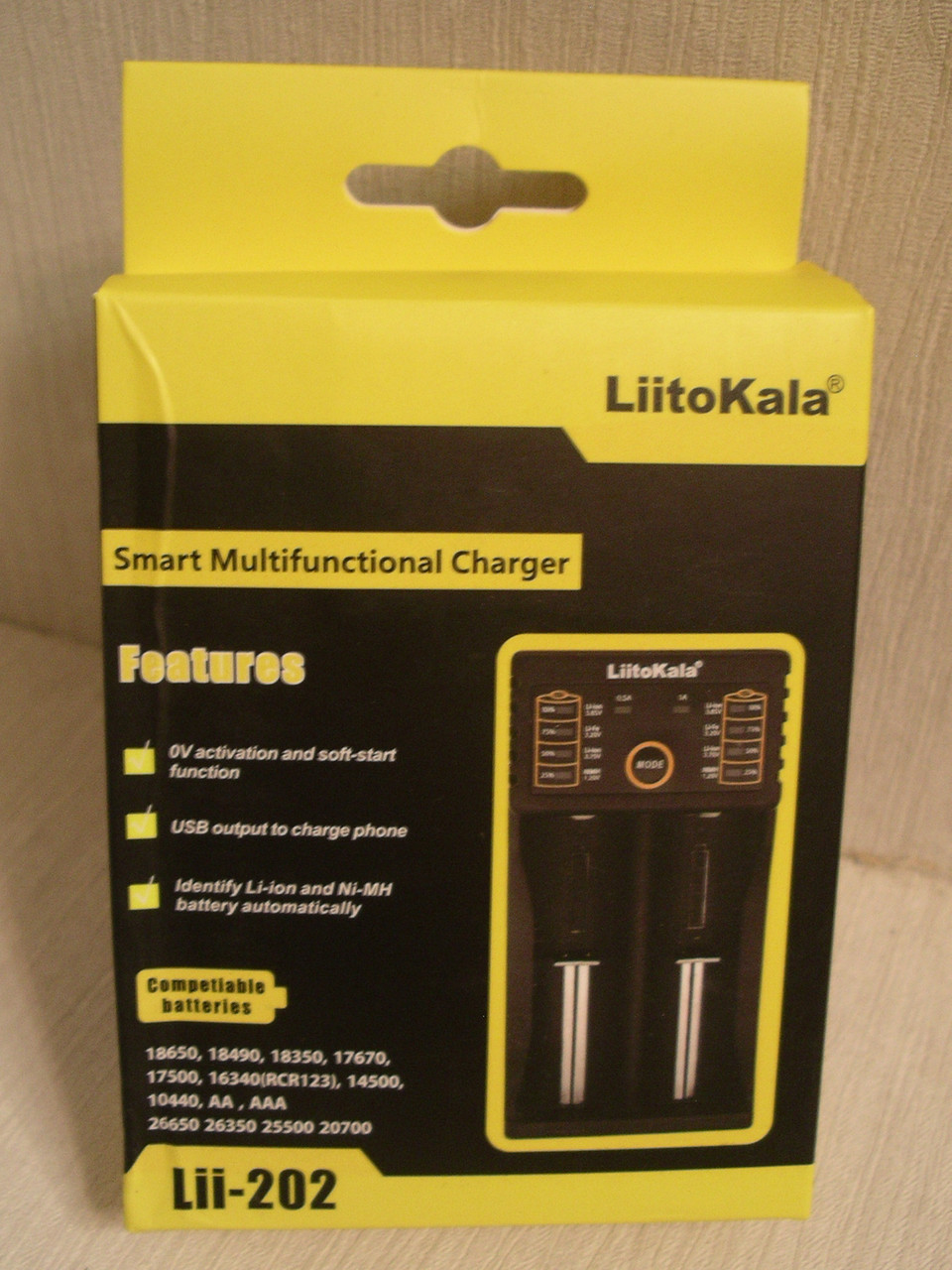 Зарядное устройство LiitoKala Lii - 202 универсальное - фото 3 - id-p526477276