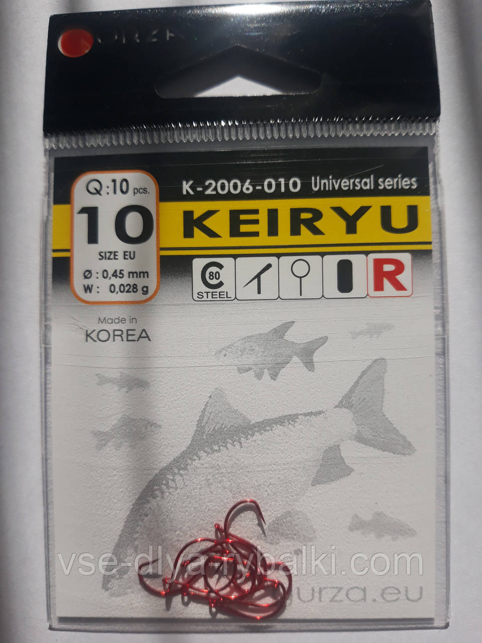 Гачки Gurza keiryu red № 10
