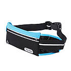 Сумка на пояс для бігу та спорту універсальна Hosa blue, фото 2