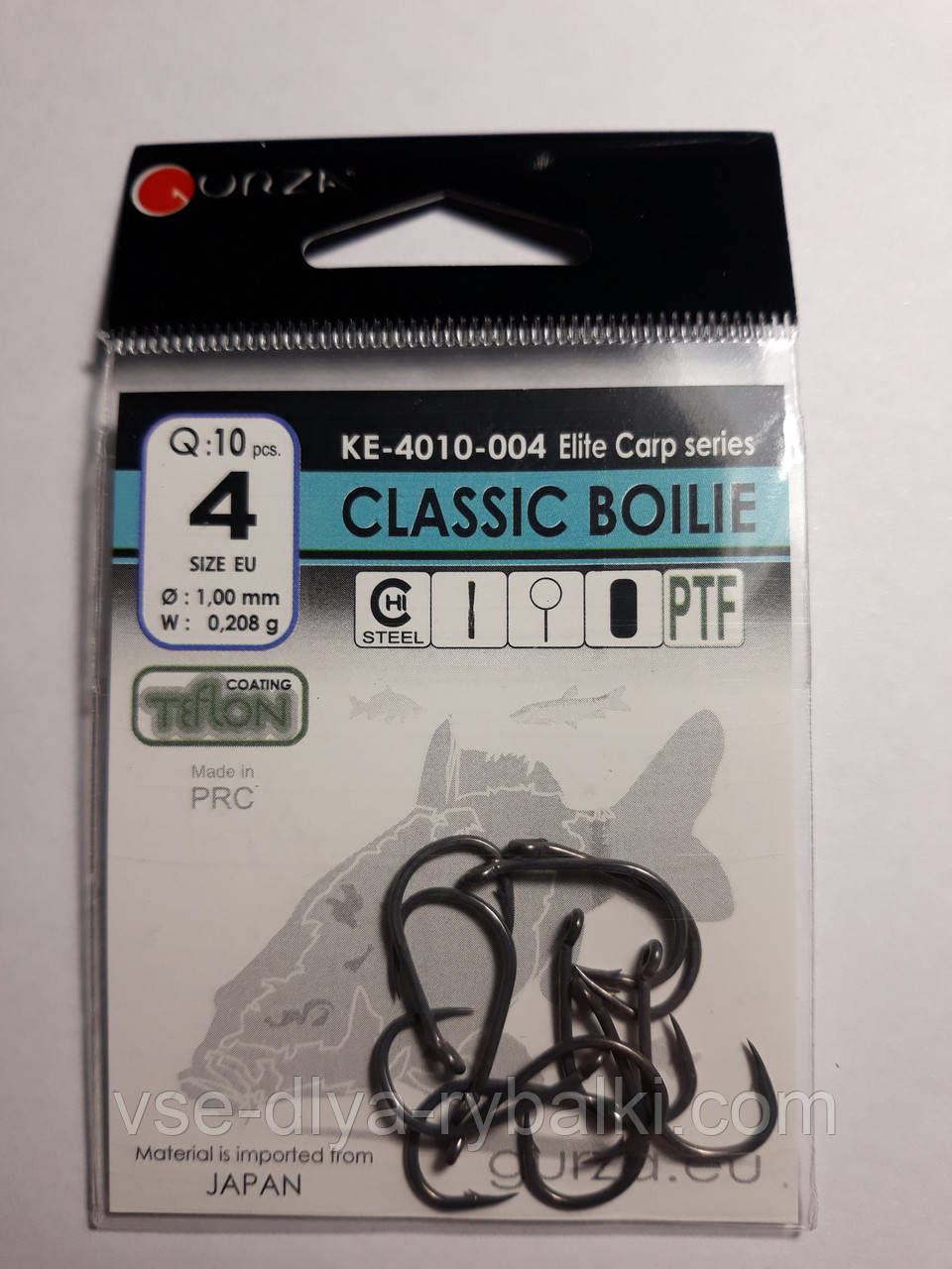Крючки Gurza classic boilie № 4