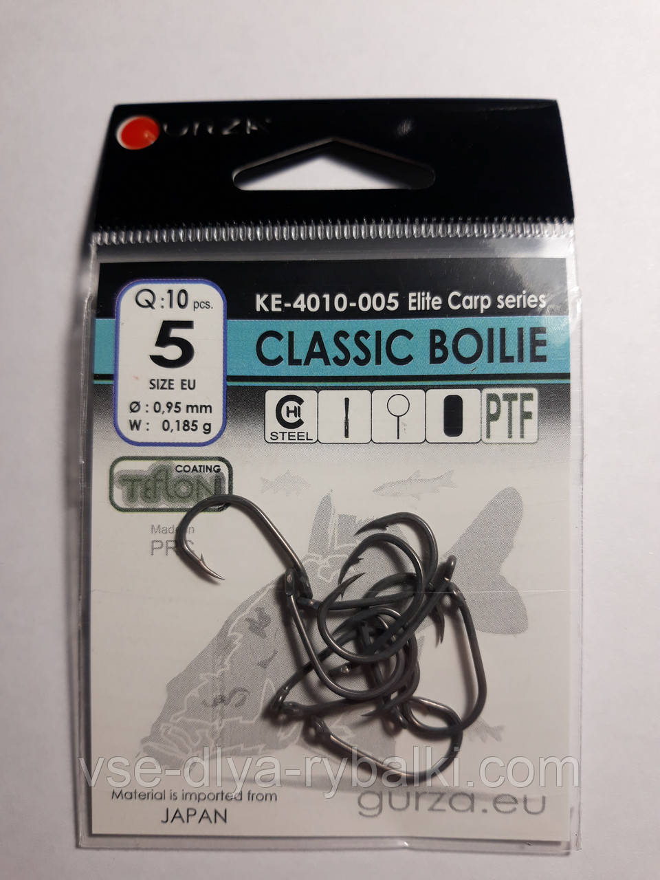 Крючки Gurza classic boilie № 5