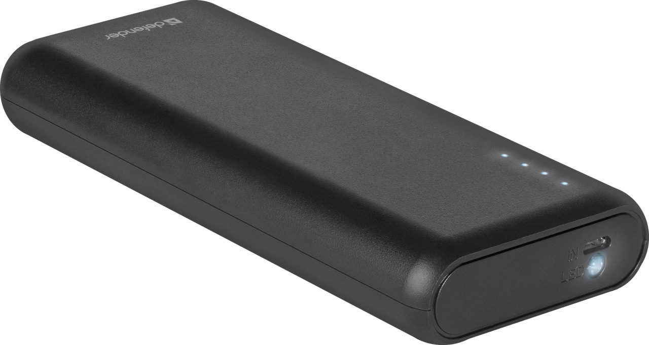 Power bank Defender Lavita 10000B 2 USB, 10000 mAh, 2.1 A