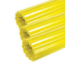 Рулонний пластиковий шифер Элипласт 1.5 м гофрований жовтий, фото 2