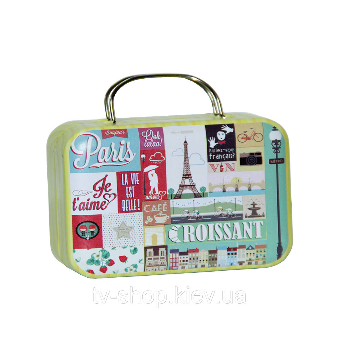 Банка валіза Париж,50 г, фото 1