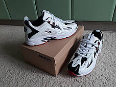 Чоловічі кросівки Reebok DMX 1200 White/Black/Red білі з чорним, фото 3